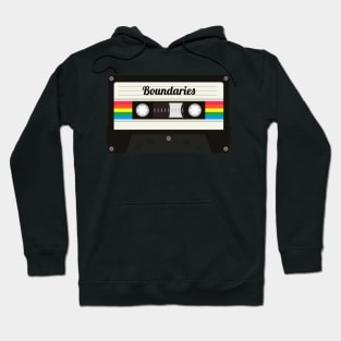 Boundaries / Cassette Tape Style Hoodie